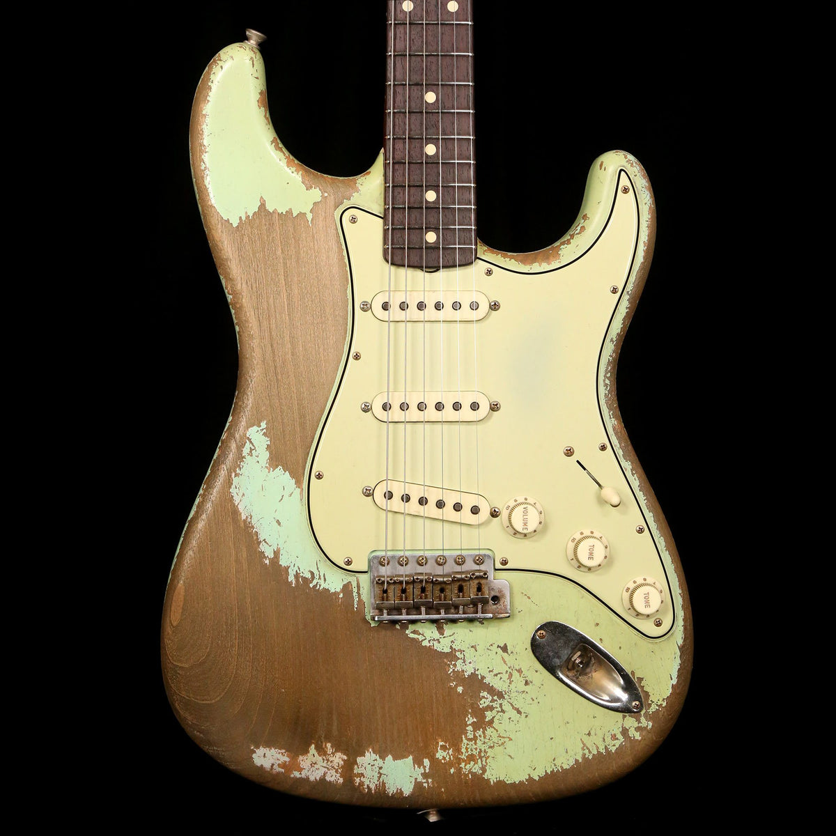 Fender Custom Shop '62 Stratocaster Ultimate Relic Masterbuilt Dale Wilson Surf Green — 1