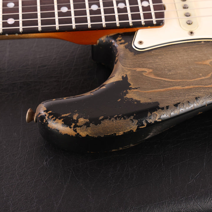 Fender Custom Shop '65 Stratocaster Masterbuilt Dale Wilson Black Ultimate Relic