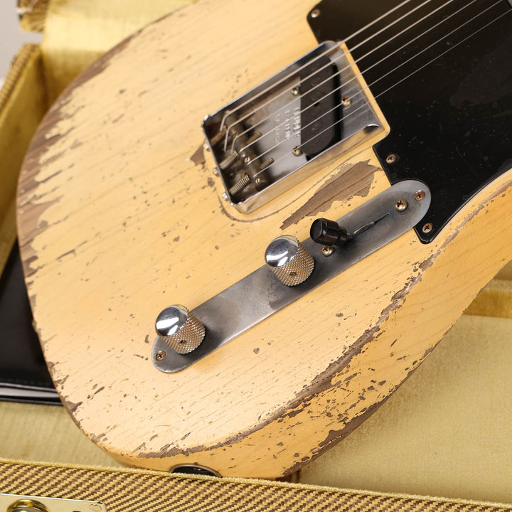 Fender Custom Shop 1952 Telecaster Ultra Relic Masterbuilt Dale Wilson White Blonde