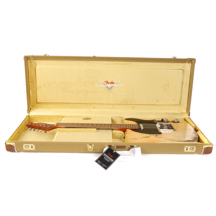 Fender Custom Shop 1952 Telecaster Ultra Relic Masterbuilt Dale Wilson White Blonde