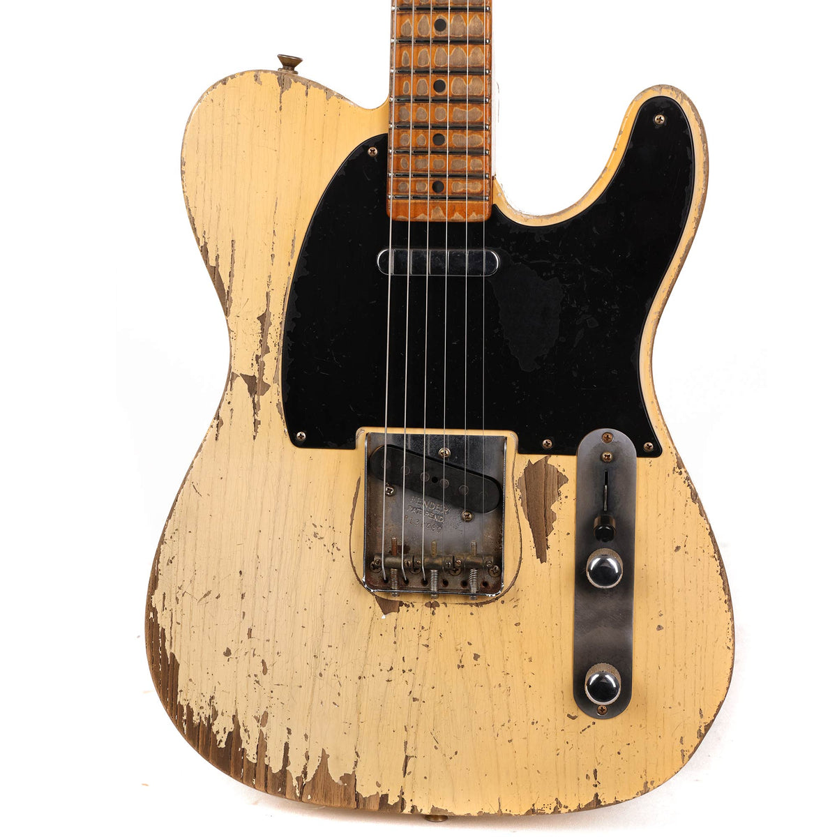 Fender Custom Shop 1952 Telecaster Ultra Relic Masterbuilt Dale Wilson White Blonde — 1