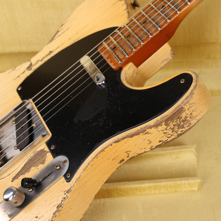 Fender Custom Shop 1952 Telecaster Ultra Relic Masterbuilt Dale Wilson White Blonde