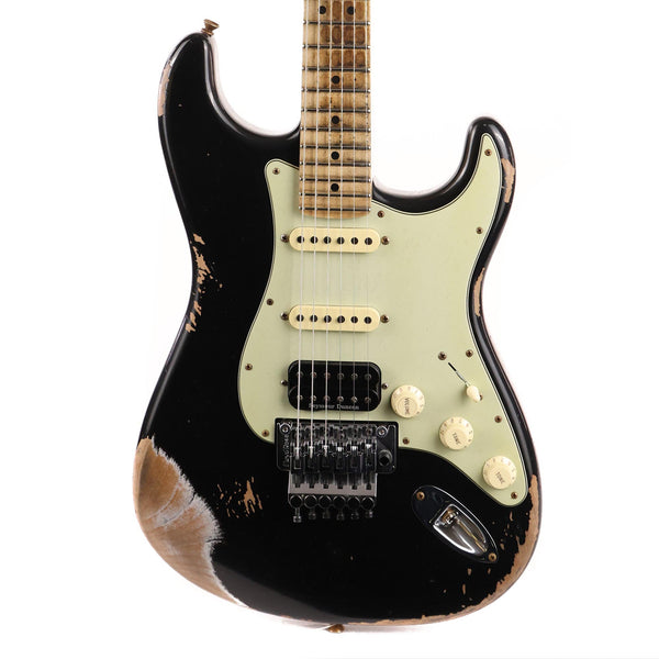 Fender Custom Shop ZF Stratocaster Heavy Relic Black Music Zoo Exclusive