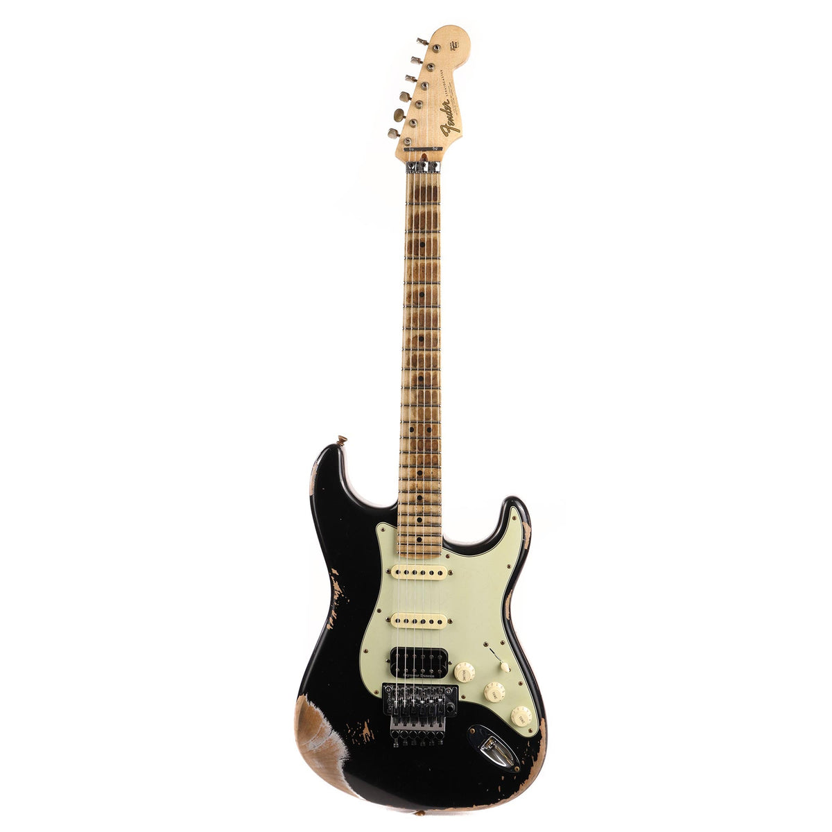 Fender Custom Shop ZF Stratocaster Heavy Relic Black Music Zoo Exclusive — 2