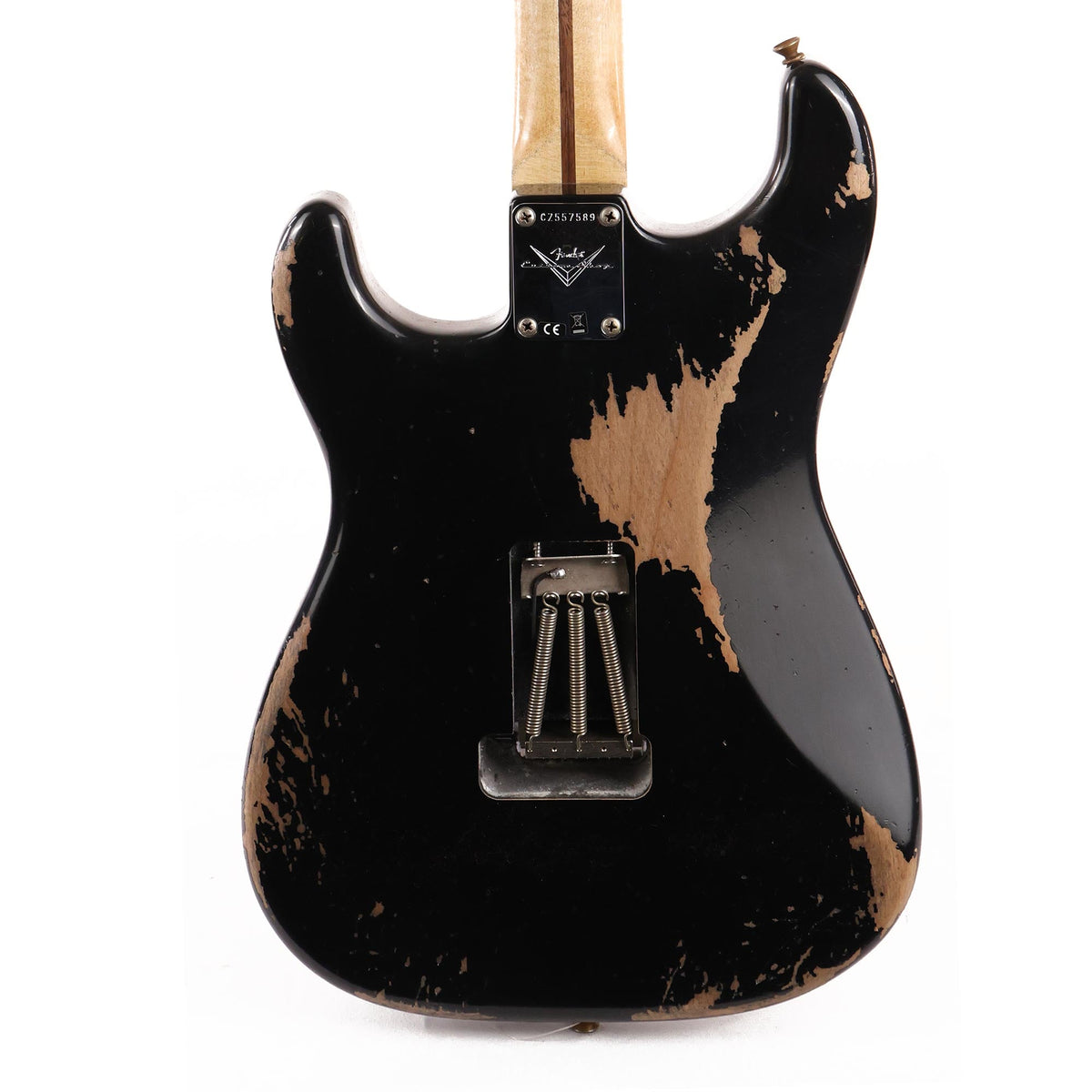 Fender Custom Shop ZF Stratocaster Heavy Relic Black Music Zoo Exclusive — 6