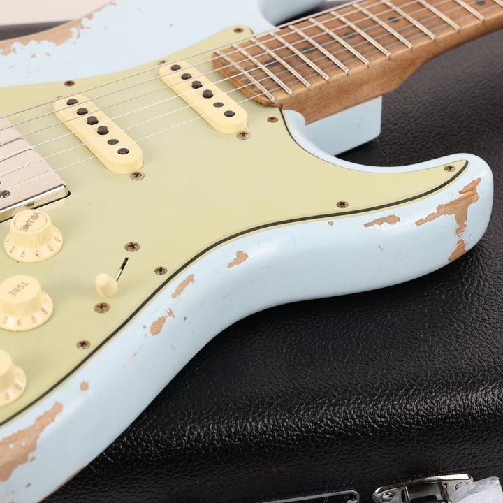 Fender Custom Shop ZF Stratocaster Heavy Relic Sonic Blue Music Zoo Exclusive