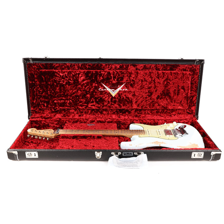 Fender Custom Shop ZF Stratocaster Heavy Relic Sonic Blue Music Zoo Exclusive
