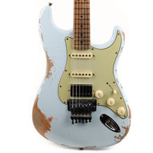 Fender Custom Shop ZF Stratocaster Heavy Relic Sonic Blue Music Zoo Exclusive