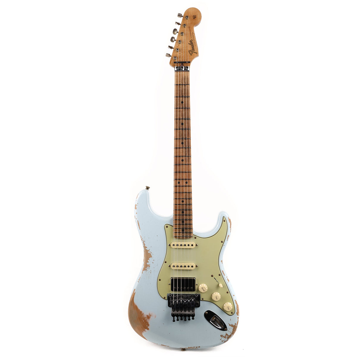 Fender Custom Shop ZF Stratocaster Heavy Relic Sonic Blue Music Zoo Exclusive — 2
