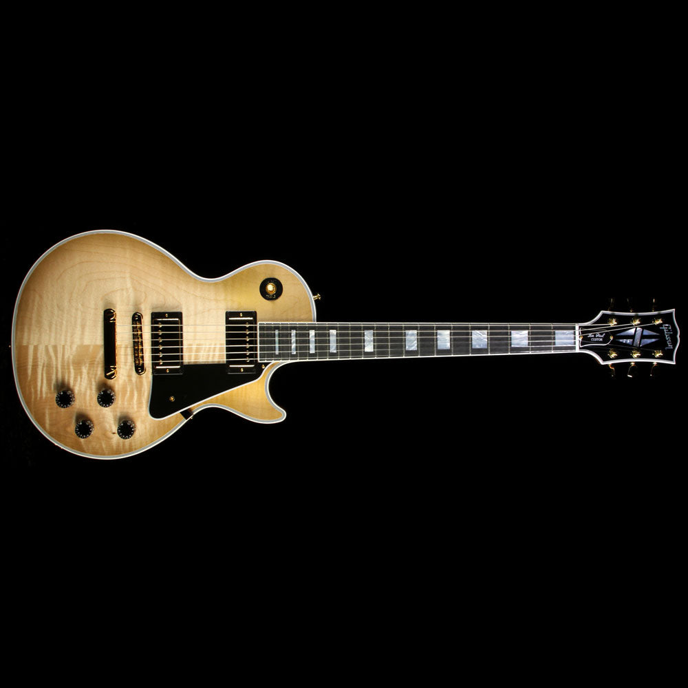 Used Gibson Custom Shop Zoo Select Les Paul Custom Electric Guitar Champagne Burst — 2