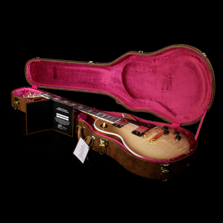 Used Gibson Custom Shop Zoo Select Les Paul Custom Electric Guitar Champagne Burst