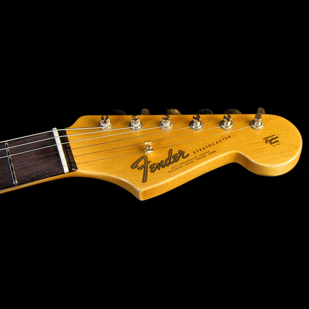 Fender Custom Shop '65 Stratocaster Journeyman Relic Guitar Olympic White with Midas Tint — 4