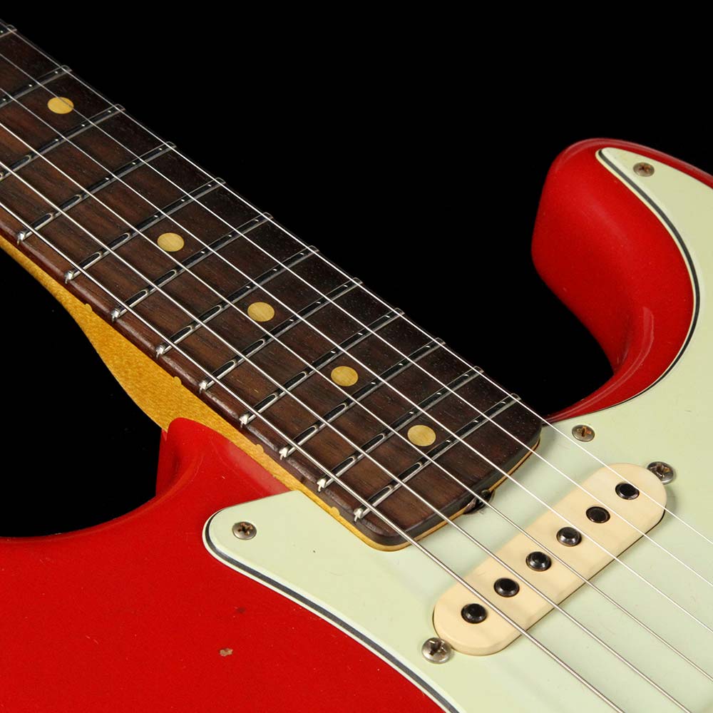 Fender Custom Shop '60 Stratocaster Journeyman Relic Electric Guitar Seminole Red — 5