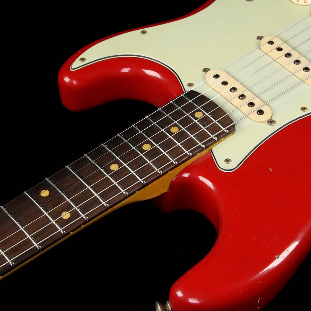 Fender Custom Shop '60 Stratocaster Journeyman Relic Electric Guitar Seminole Red — 8
