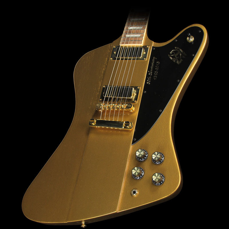 Used 2013 Gibson 50th Anniversary Firebird Electric Guitar Buillion Gold — 1