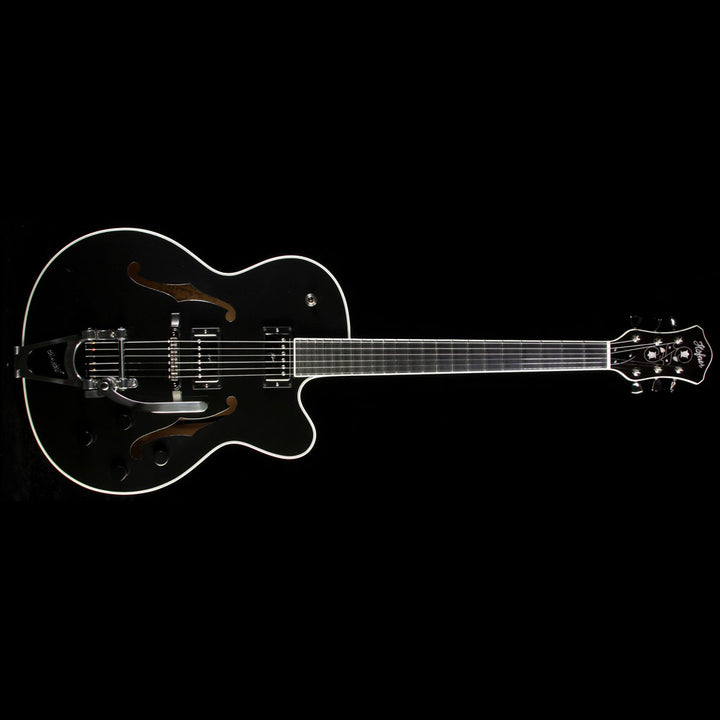 Used Hofner Thin President Semi-Hollow Electric Guitar Black