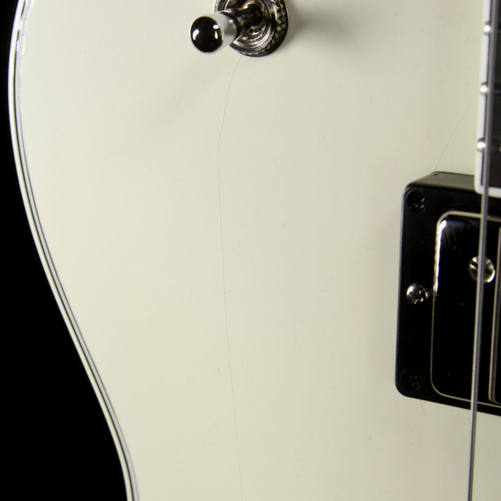 Used Hofner Thin President Semi-Hollow Electric Guitar Ivory — 7