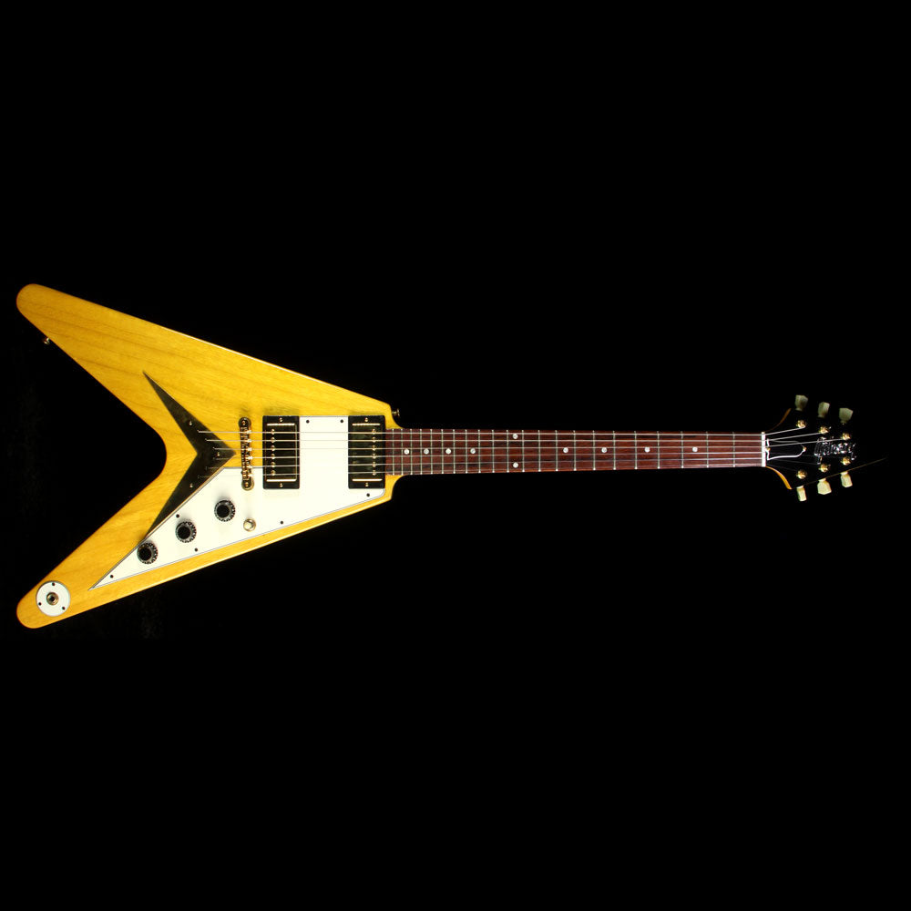 Used 2004 Gibson Custom Shop '59 Flying V Korina Electric Guitar Natural — 2