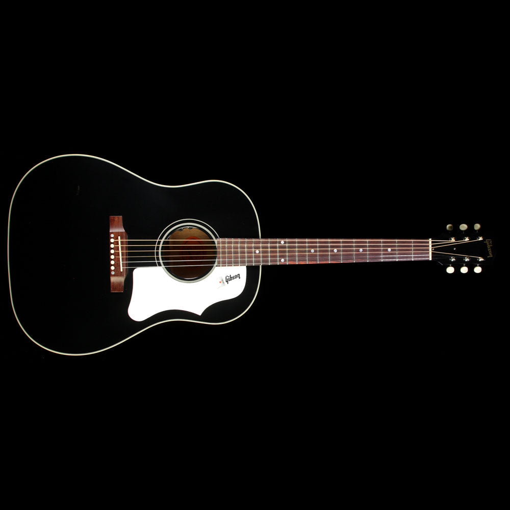Gibson Montana 1960's J-45 Dreadnought Acoustic Guitar Ebony — 2