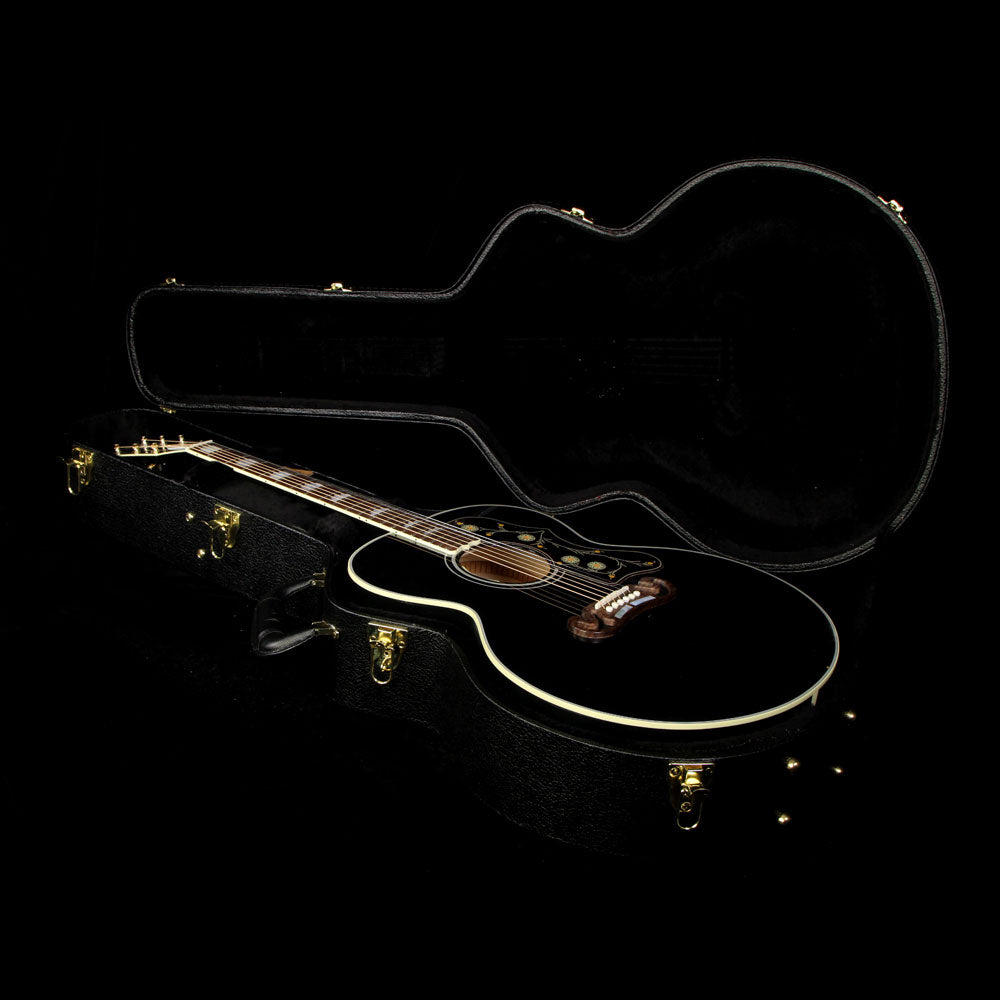 Gibson Montana SJ-200 Acoustic Guitar Ebony — 5