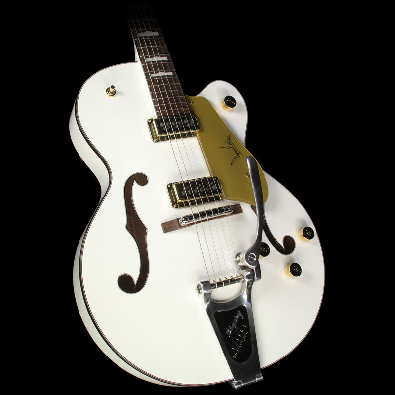 Used Gretsch G6120DE Duane Eddy Signature Hollowbody FSR Electric Guitar Pearl White — 1
