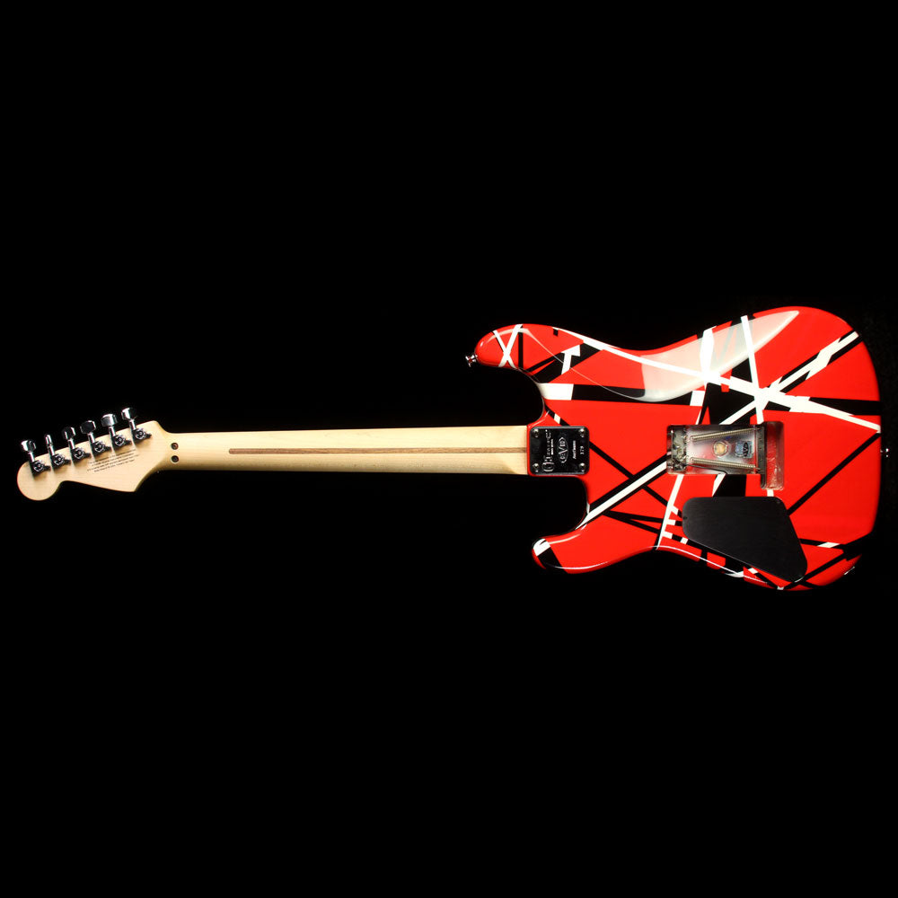 Used 2007 Charvel EVH Art Series Eddie Van Halen Owned & Signed Tour Electric Guitar Red, White & Black — 3