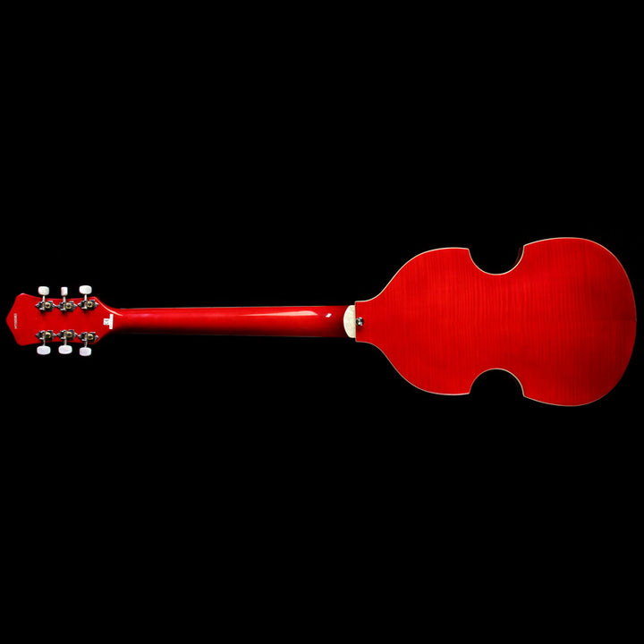 Hofner Ignition Violin Electric Guitar Red