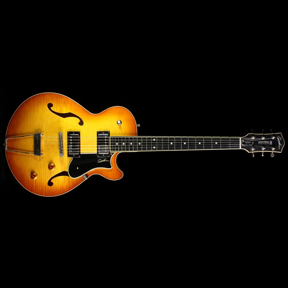 Used 2014 Godin Montreal Premiere Electric Guitar Lightburst — 2