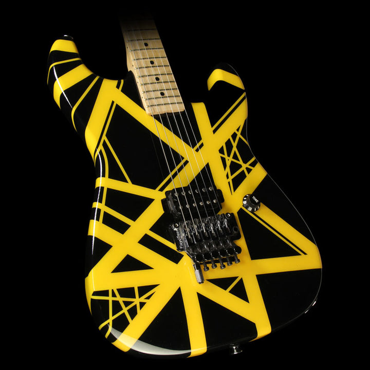 Used 2006 Charvel EVH Art Series Electric Guitar Black and Yellow