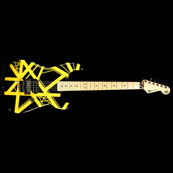 Used 2006 Charvel EVH Art Series Electric Guitar Black and Yellow