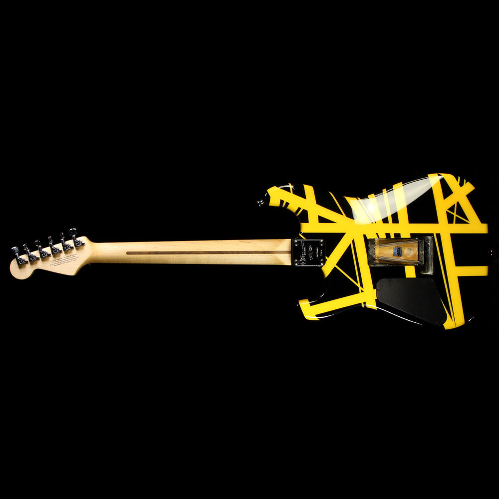 Used 2006 Charvel EVH Art Series Electric Guitar Black and Yellow — 3