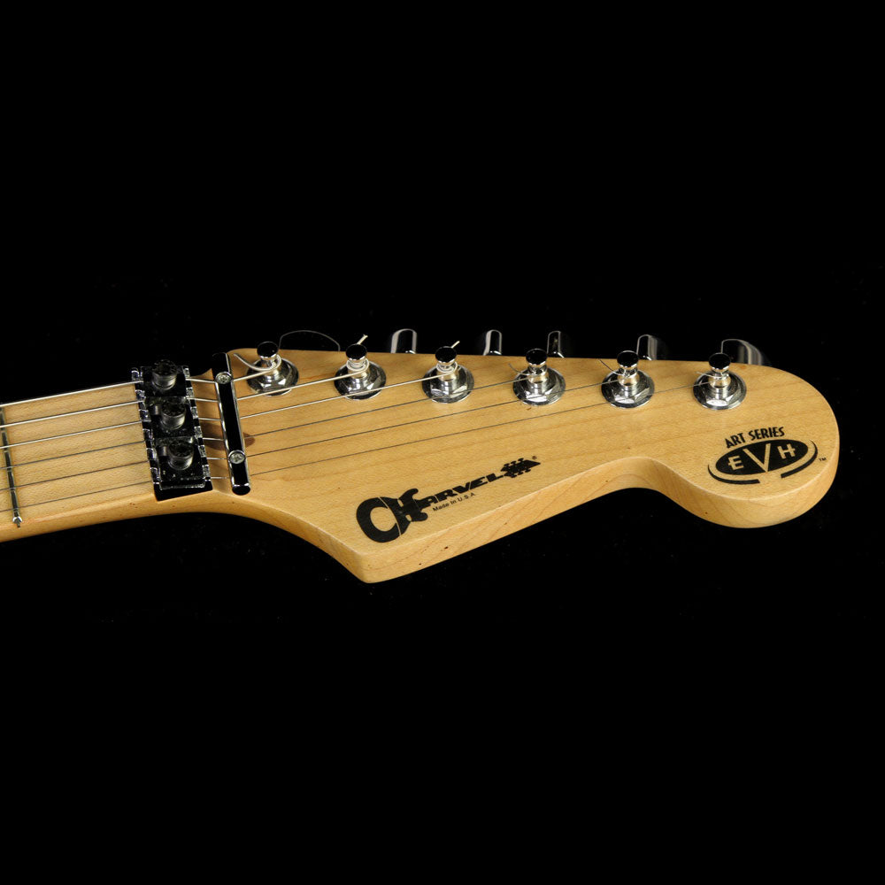 Used 2006 Charvel EVH Art Series Electric Guitar Black and Yellow — 4