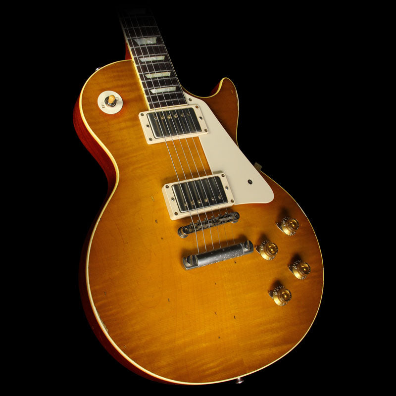 Used 2015 Gibson Custom Collector's #15 1958 Les Paul "Greg Martin" VOS Guitar Lemonburst — 1