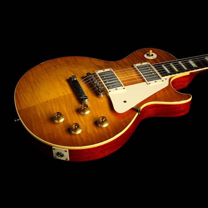 Used 2015 Gibson Custom Collector's #15 1958 Les Paul Greg Martin VOS Guitar Lemonburst