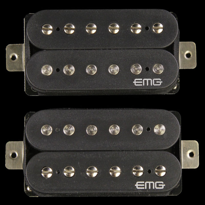 EMG Retro Active Super 77 Humbucker Set Electric Guitar Pickup Set Black