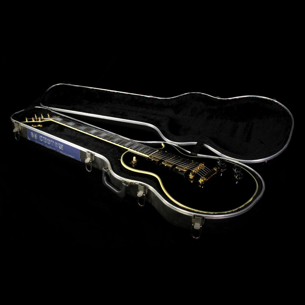Used 1985 Gibson Les Paul Custom Electric Guitar Ebony — 7