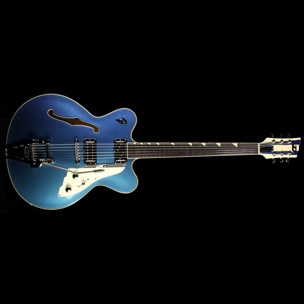 Used Duesenberg Fullerton Elite Catalina Electric Guitar Blue — 2