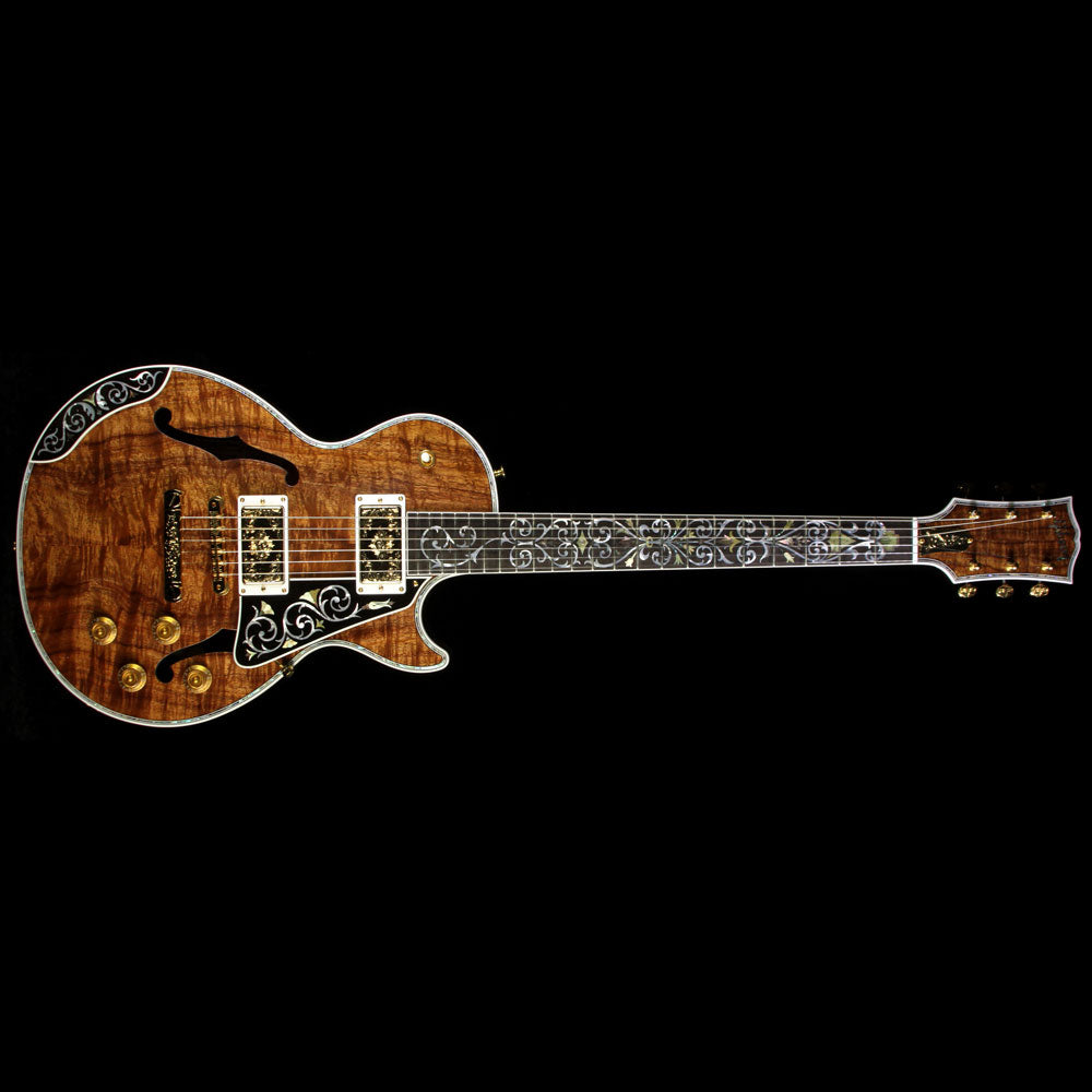 Gibson Custom Shop Bella Voce Koa Les Paul Electric Guitar Natural — 2