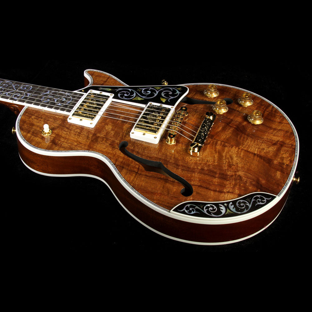 Gibson Custom Shop Bella Voce Koa Les Paul Electric Guitar Natural — 6