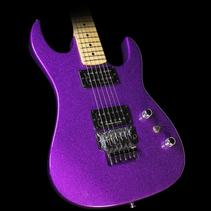 Used 2011 B.C. Rich USA Handcrafted Gunslinger Guitar GMW Refinished Purple Sparkle