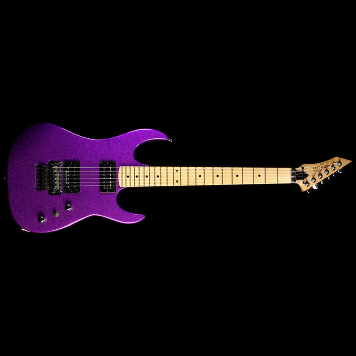 Used 2011 B.C. Rich USA Handcrafted Gunslinger Guitar GMW Refinished Purple Sparkle