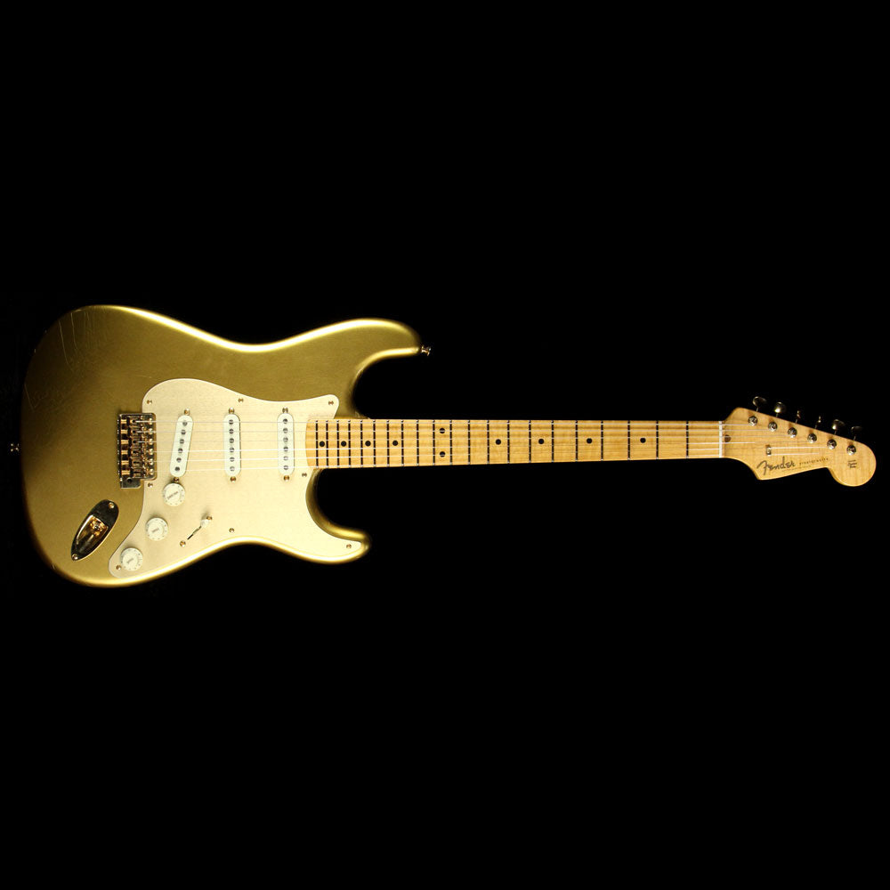 Used Fender Custom Shop 2017 Limited Edition Stratocaster Closet Classic Electric Guitar HLE Gold — 2