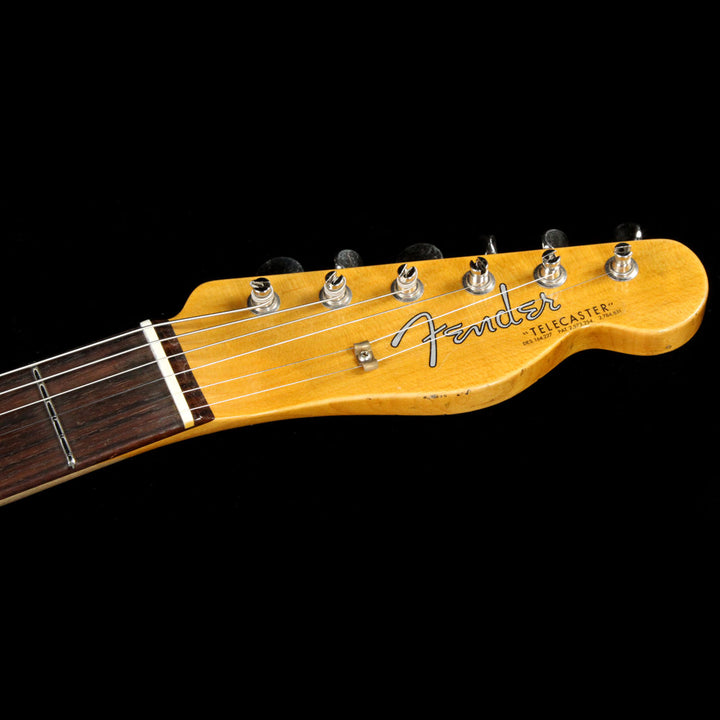Fender Custom Shop '63 Custom Telecaster Relic Electric Guitar Chocolate 3-Tone Sunburst
