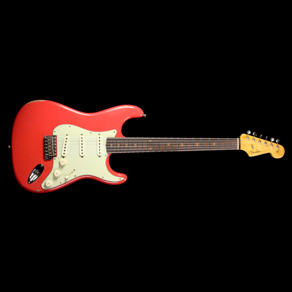 Fender Custom Shop '60 Stratocaster Relic Electric Guitar Aged Fiesta Red — 2
