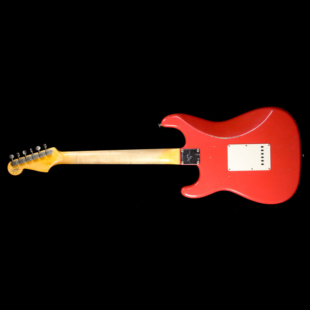 Fender Custom Shop '60 Stratocaster Relic Electric Guitar Aged Fiesta Red — 3