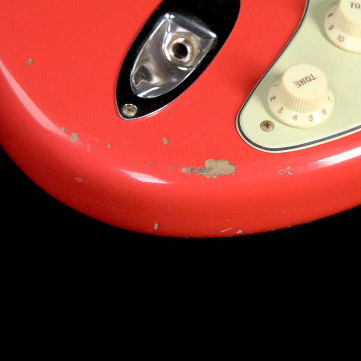 Fender Custom Shop '60 Stratocaster Relic Electric Guitar Aged Fiesta Red
