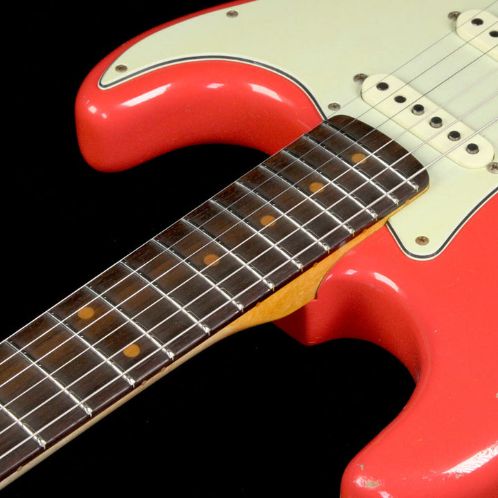 Fender Custom Shop '60 Stratocaster Relic Electric Guitar Aged Fiesta Red