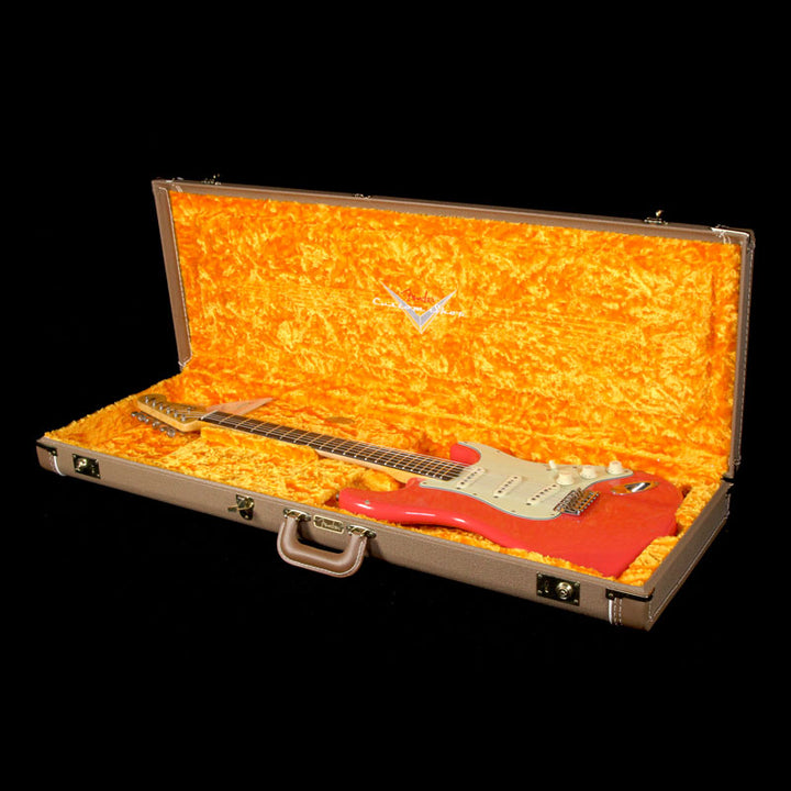 Fender Custom Shop '60 Stratocaster Relic Electric Guitar Aged Fiesta Red