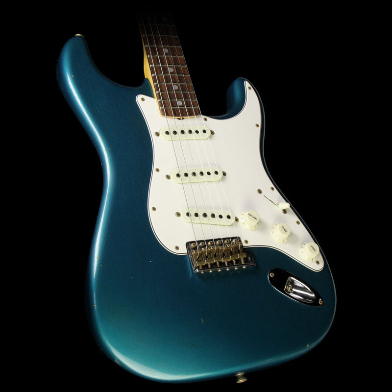 Fender Custom Shop 2017 Time Machine Series '69 Stratocaster Journeyman Relic Electric Guitar Aged Ocean Turquoise — 1