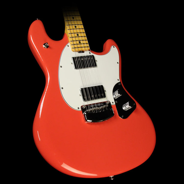 Used Ernie Ball Music Man Modern Classic Stingray Guitar Coral Red